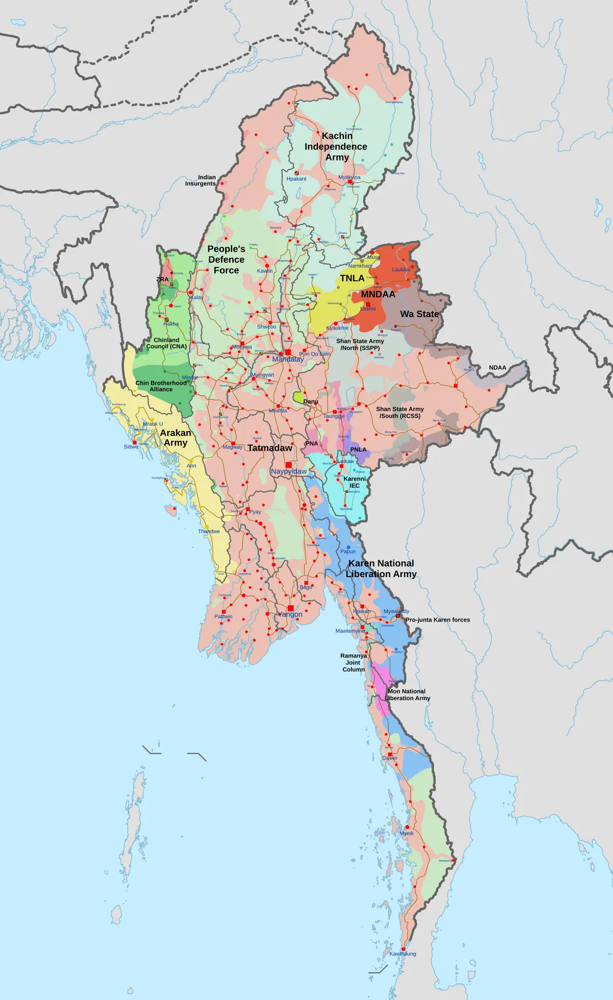 Myanmar civil war