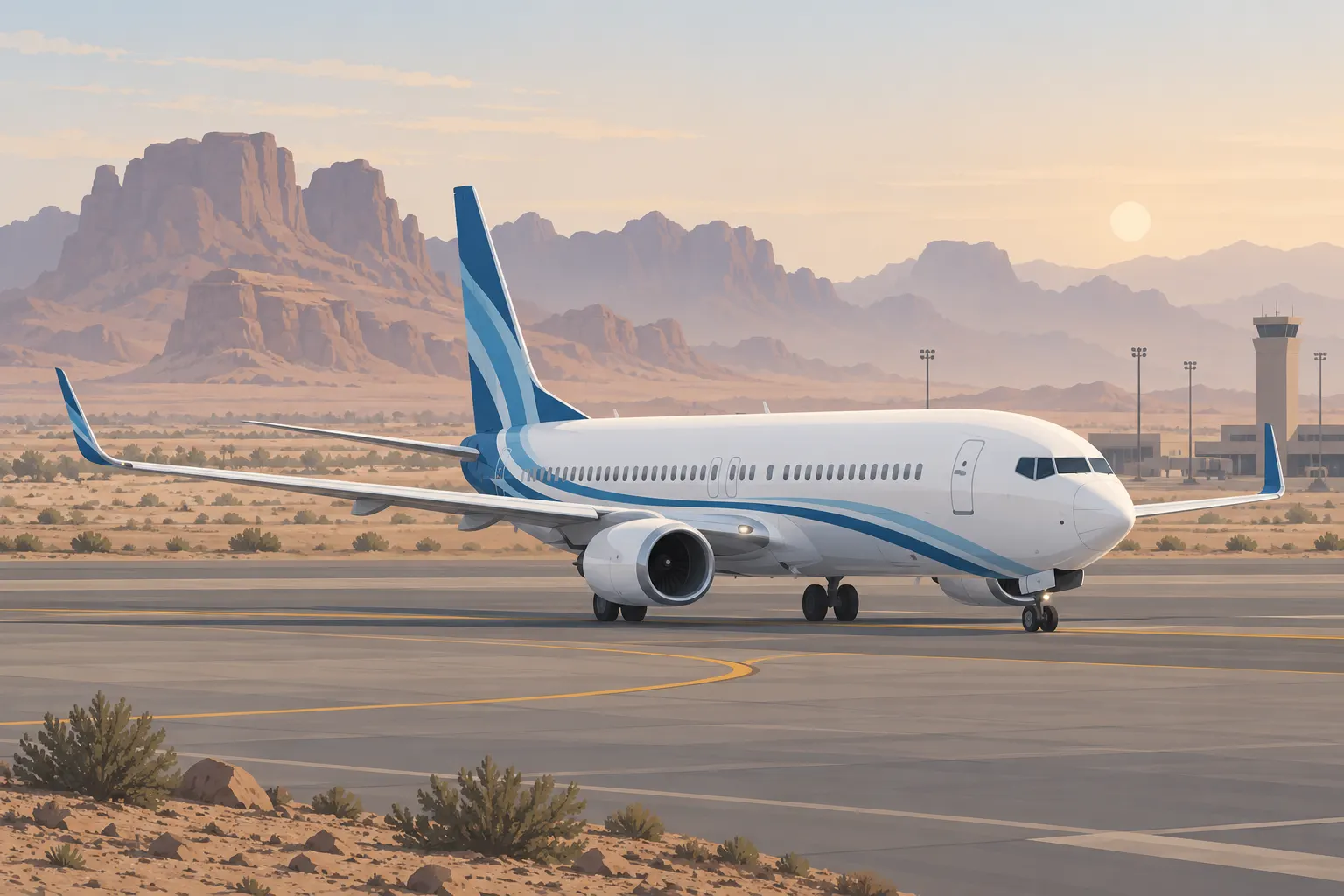 Flydubai Boeing 737 Tabuk