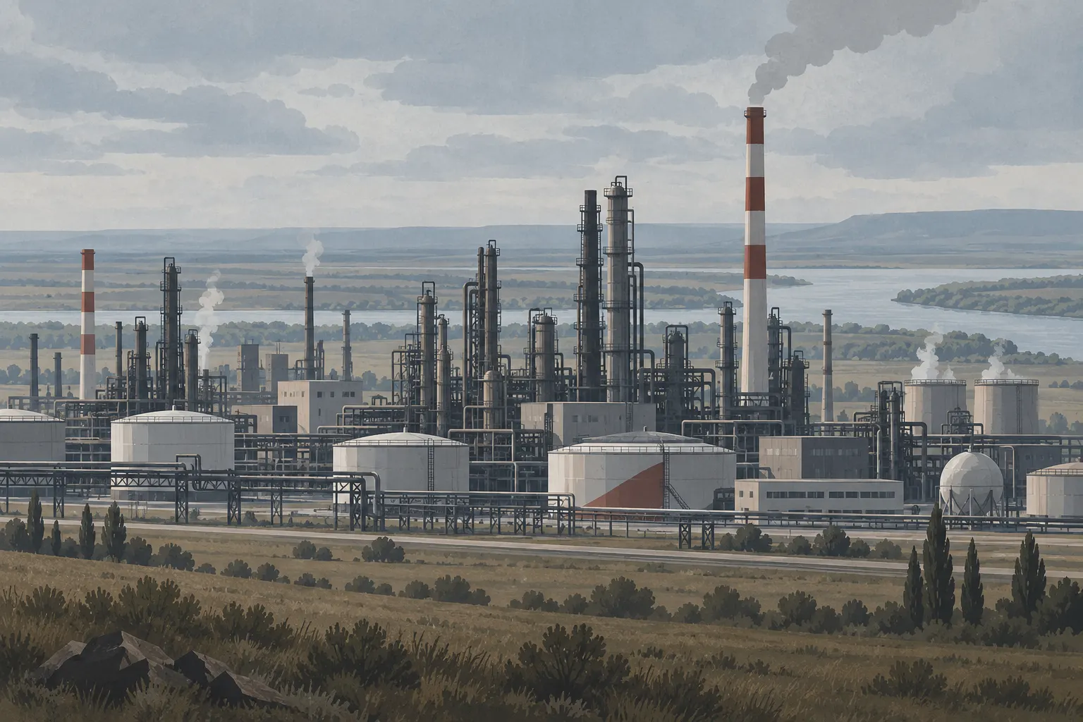 Volgograd oil refinery